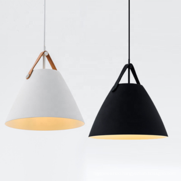 Simple design metal black home decor modern lamp pendant light for dining room